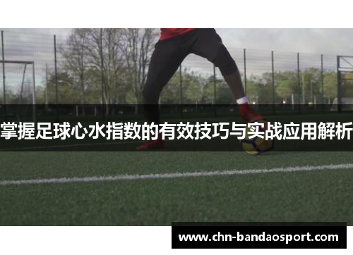 掌握足球心水指数的有效技巧与实战应用解析