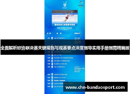 全面解析欧协联决赛关键规则与观赛要点深度指导实用手册指南精编版 全面解析欧协联决赛关键规则与观赛要点深度指导实用手册指南精编版